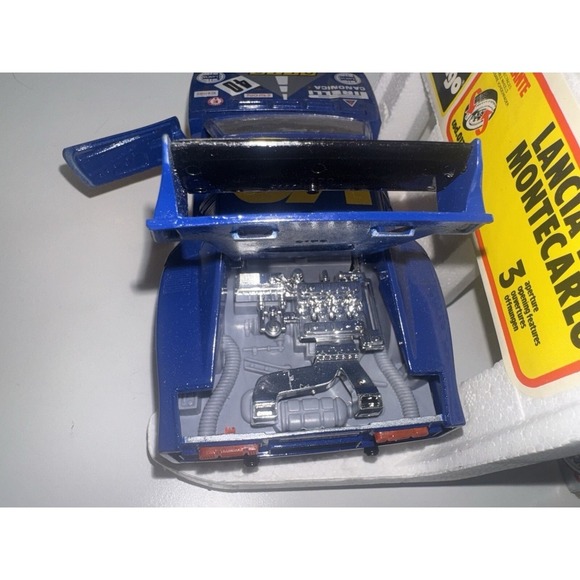 Vintage Burago 1:24 Lancia Beta Montecarlo 0170 Metal Diecast (18/2/1983) #40 - Picture 8 of 16